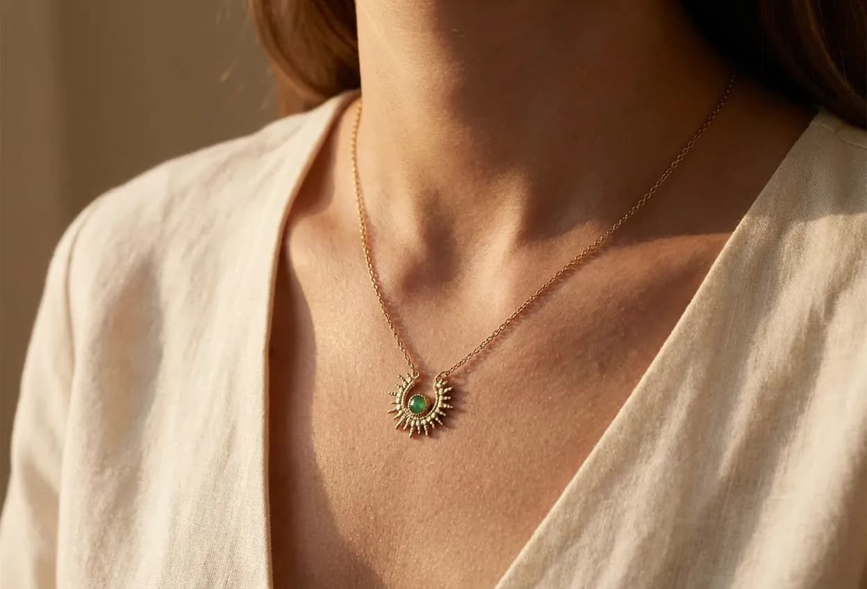 AI-generated jewelry product photo, variant 3
