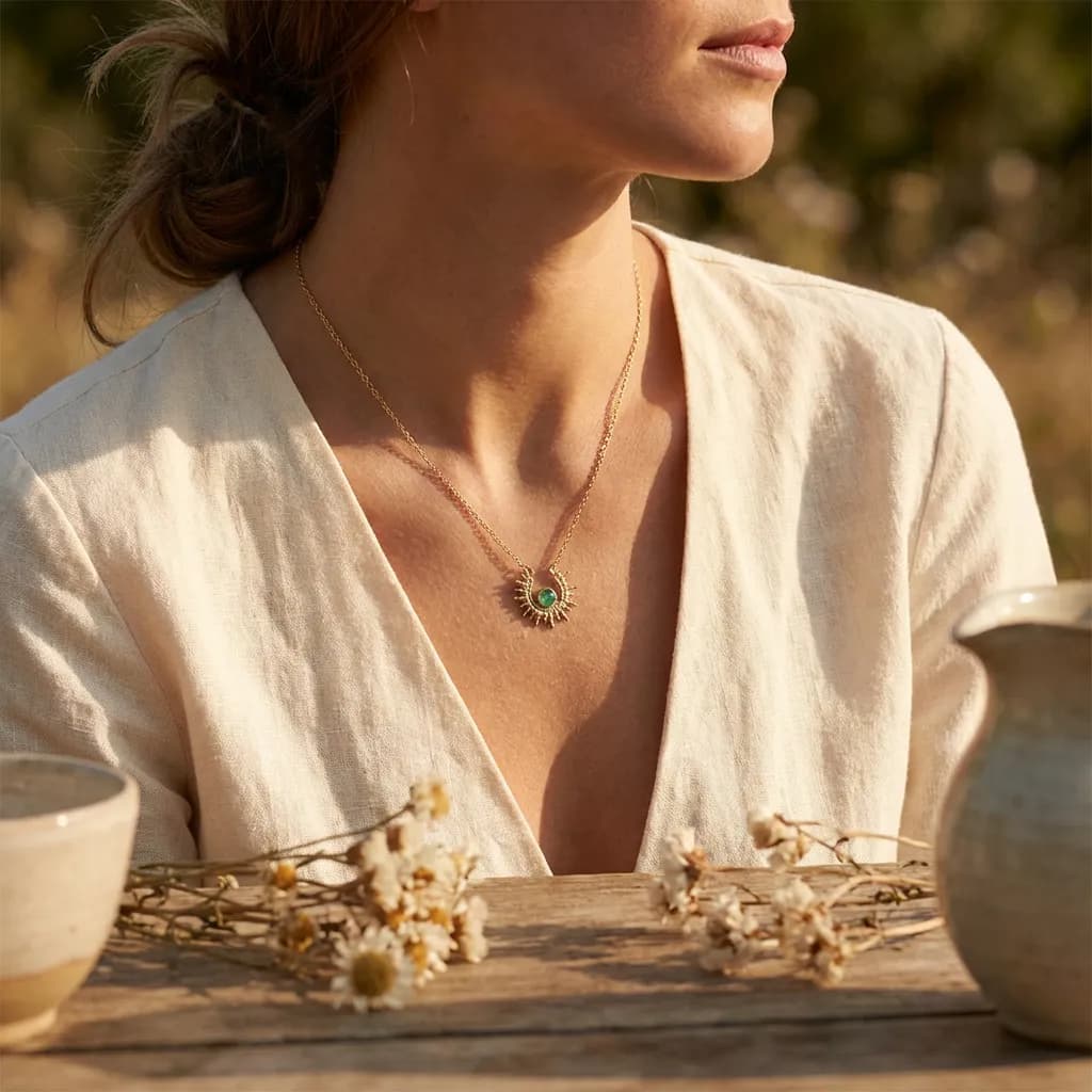AI-generated jewelry product photo, variant 4