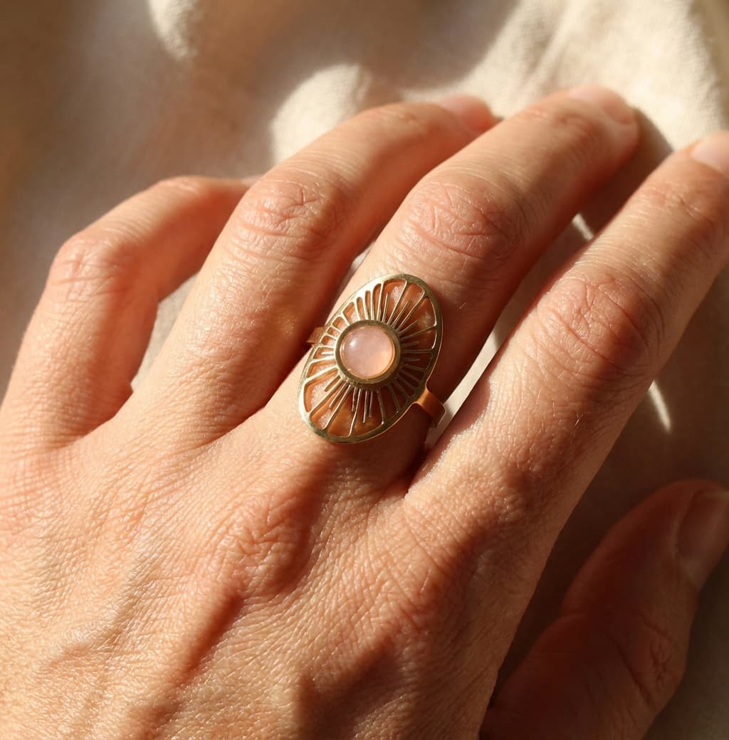 AI-generated jewelry product photo, variant 1