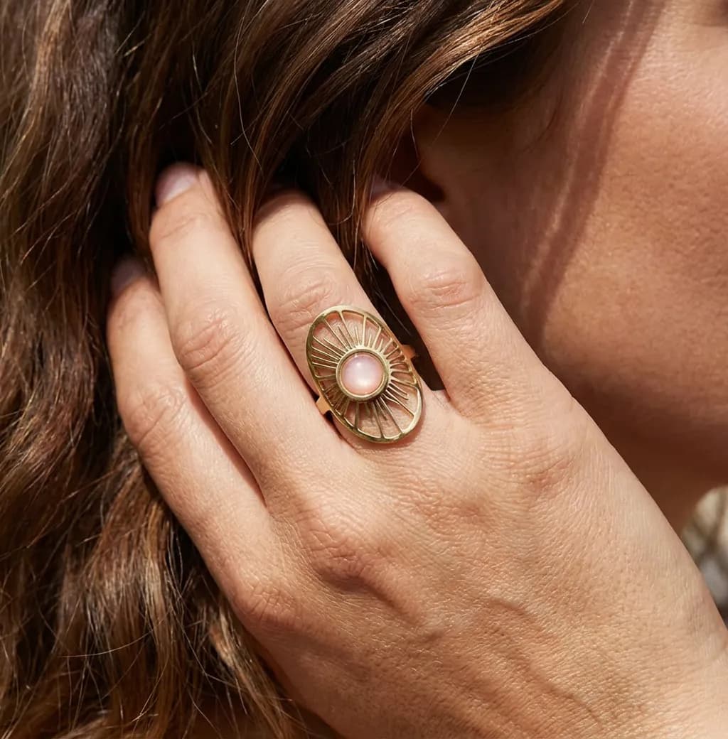 AI-generated jewelry product photo, variant 2