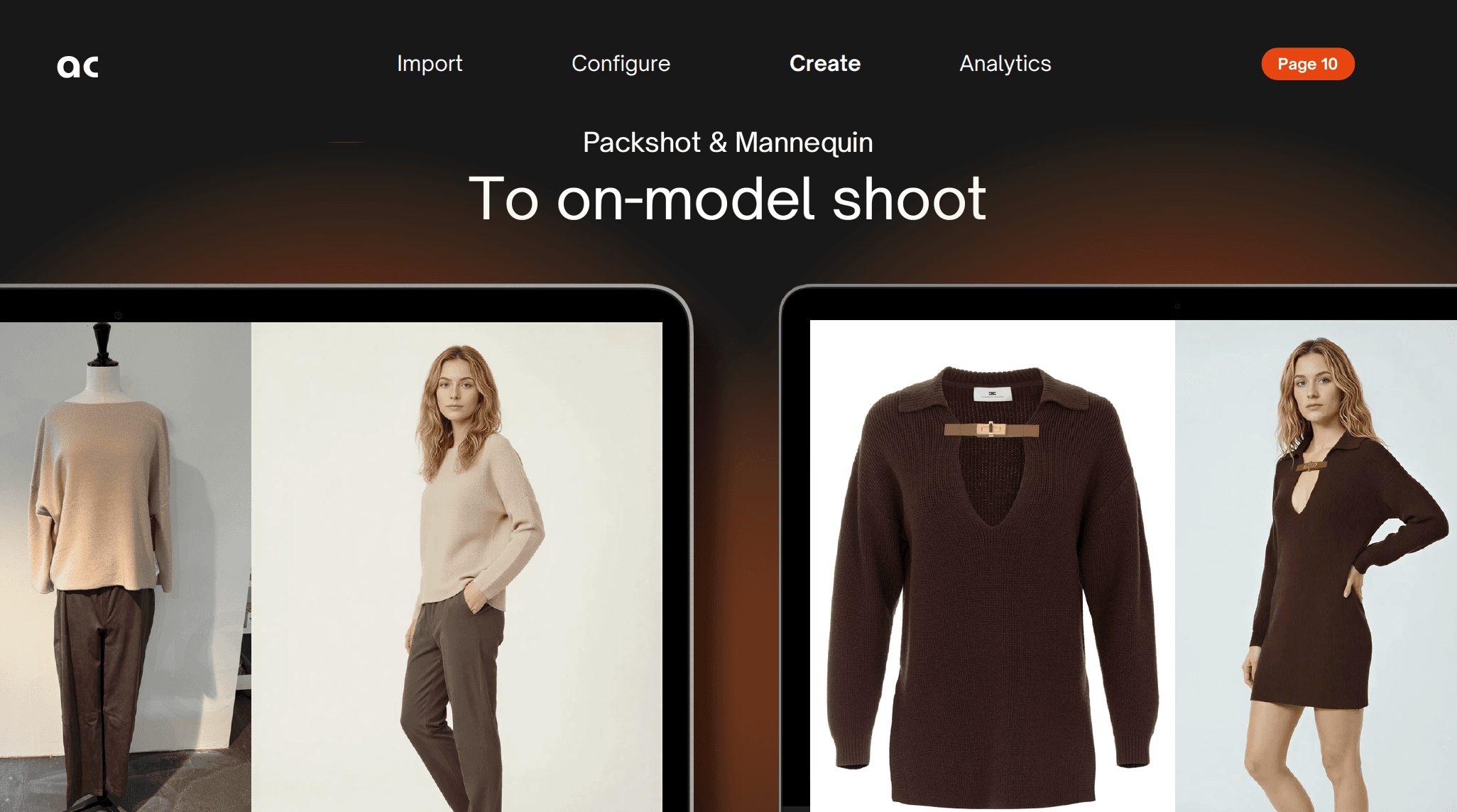 Introducing tool: Mannequin to on-model A new way for fashion teams to stay creative, flexible and save costs, without the friction of traditional shoots Photoshoots: - Costs: € 5.000 + - Time: Weeks of planning - Changes: Impossible without reshooting Mannequin on-model: - Costs: € 0.50 - Time: 1 minute - Changes: adjust and regenerate anytime Test yourself in a free-trial: www.automatedcommerce.ai